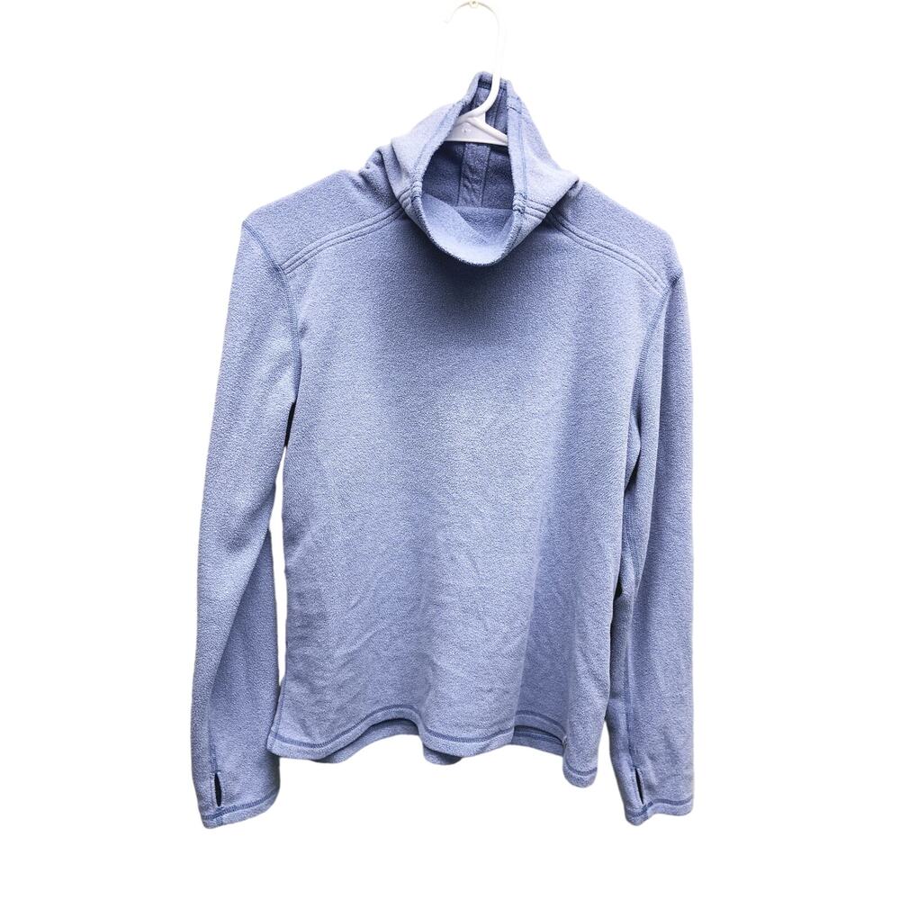 STIO Baby Blue Mens Cowl Neck Sweater Pullover Size M Core Layer